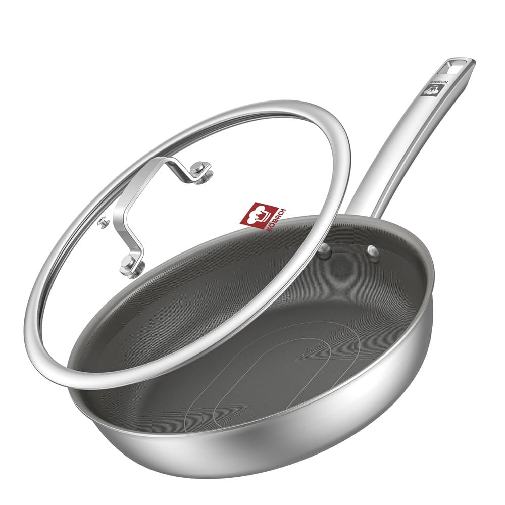Tigaie inox, antiaderenta, non-stick, 28cm, Kobach