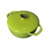 Cratita de fonta emailata verde 24cm MCooker