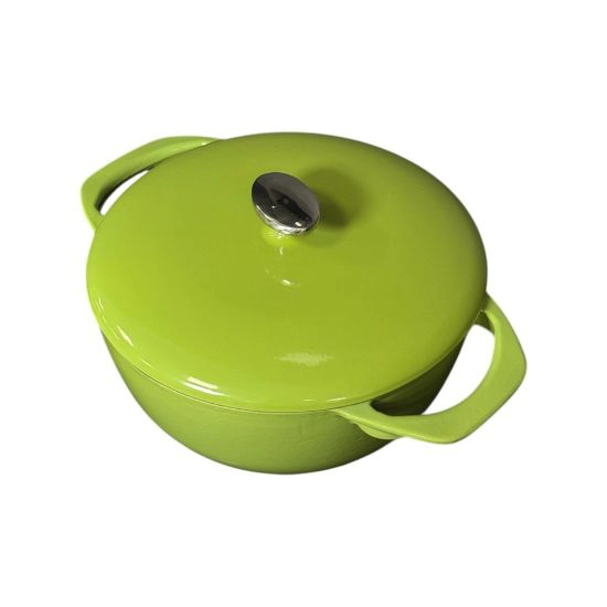 Cratita de fonta emailata verde 24cm MCooker