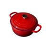 Cratita din fonta emailata 24cm rosie MCooker
