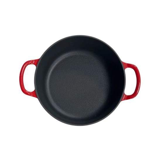 Ceaun din fonta emailata 24cm rosie M-Cooker