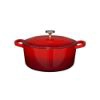 Cratita din fonta emailata 24cm rosie M-Cooker