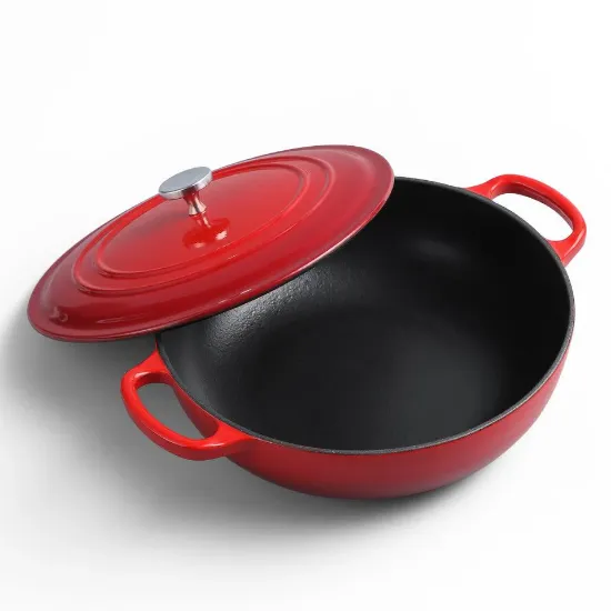 Cratita josuta de fonta emailata 26cm, rosie, M-Cooker, 3L