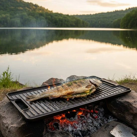 Tava de fonta grill peste Sote Romania