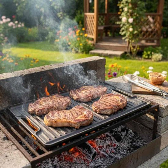 Tava grill de fonta Romania