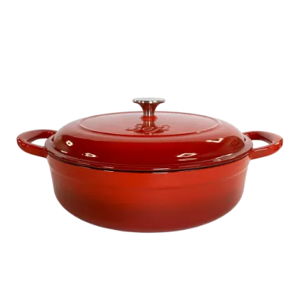 Poza cu Cratiță josuță din fontă emailată SOFI ETERNA™, 28 cm, 4L, roșie