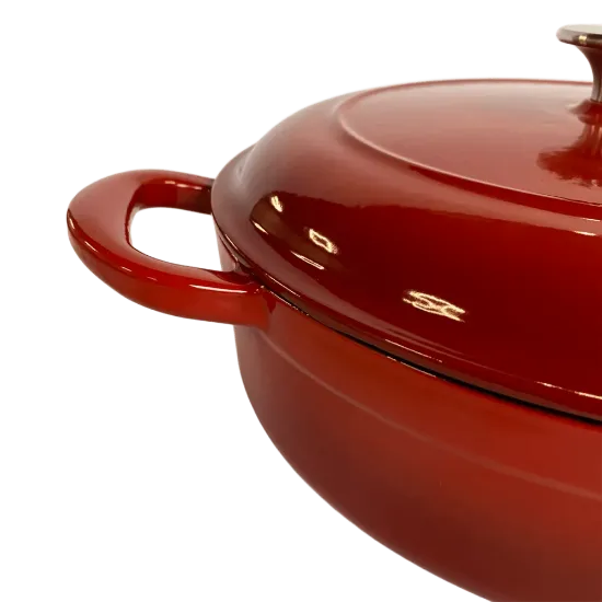 Poza cu Cratiță josuță din fontă emailată SOFI ETERNA™, 28 cm, 4L, roșie