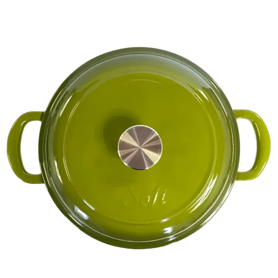 Poza cu Cratiță josuță din fontă emailată SOFI ETERNA™, 24 cm, Olive