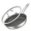 Tigaie inox, antiaderenta, non-stick, 28cm, Lotus NanoKobach