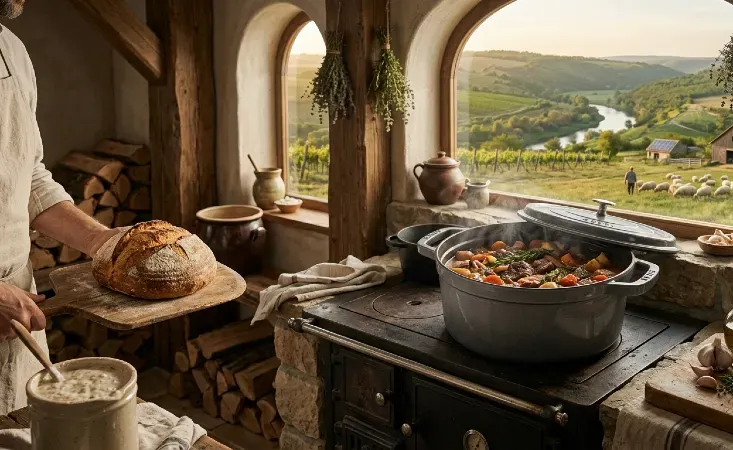 cratiță fontă emailată SOFI gătit lent sănătos